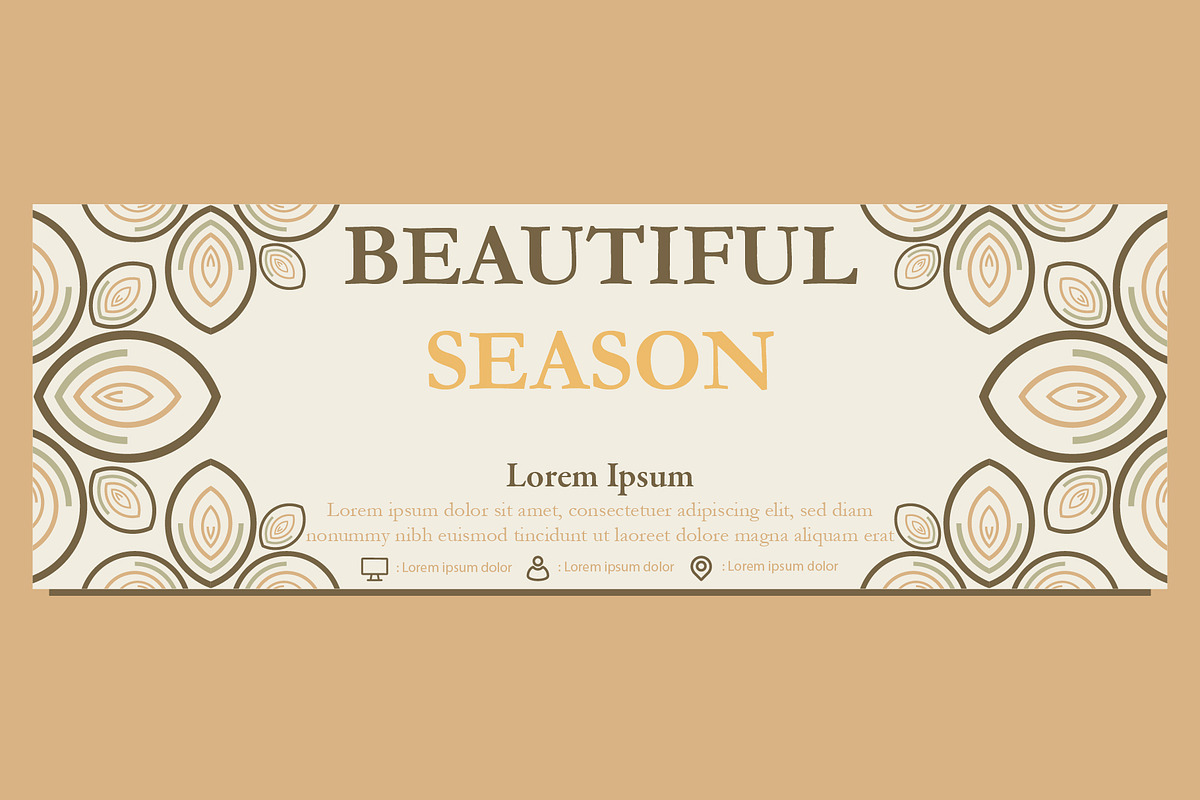 Abstract Floral Banner Template, a Marketing Template by sekitarief (Photo 1 of 3)
