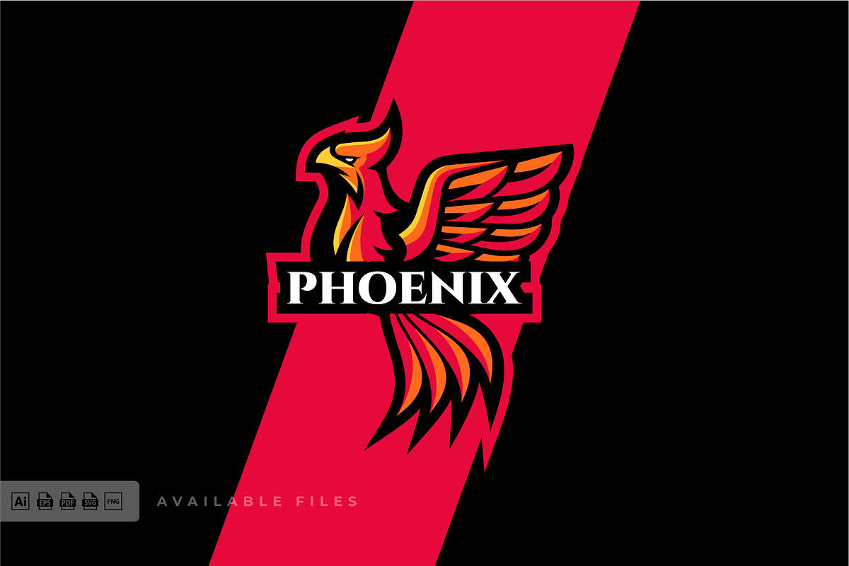 Phoenix E- Sport and Sport Logo, a Branding & Logo Template by ivan_artnivora
