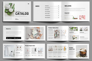 Minimalist Beauty Product Catalog, a Brochure Template by MightyDesign