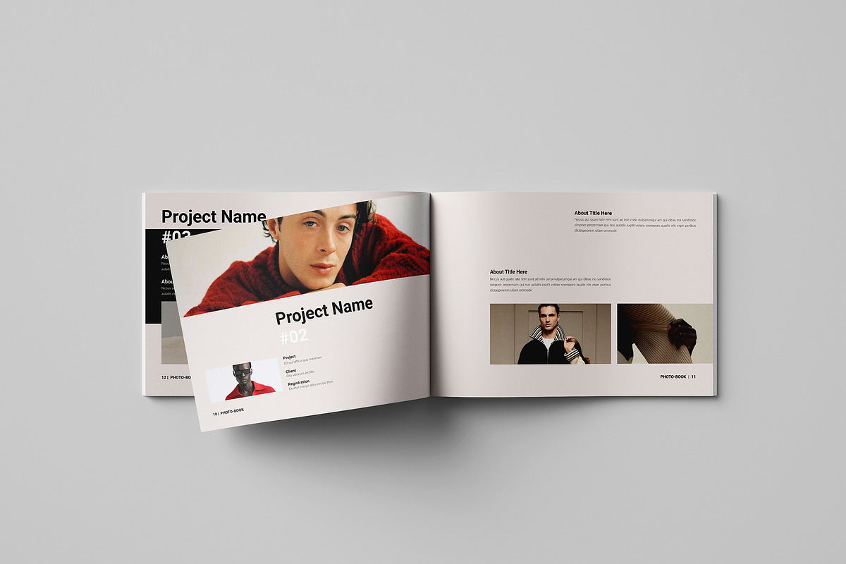 Fashion Photobook & Portfolio, a Magazine Template by Spark_Creative (Photo 6 of 13)