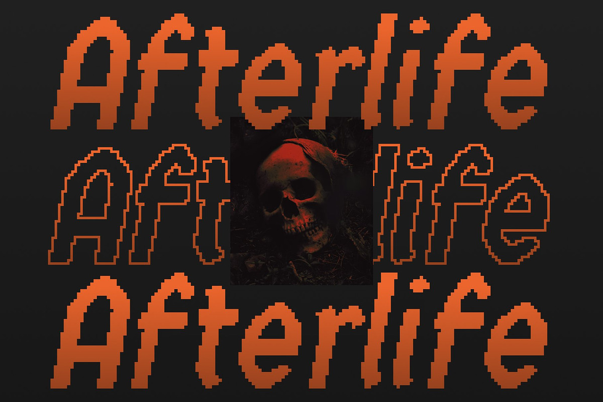 CS Arpheus Pixel, a Blackletter Font by Craft Supply Co. (Photo 6 of 8)