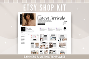 Elegant Etsy Shop Bundle, a Branding & Logo Template by SunshineStudioBoutique (Thumbnail 1 of 10)