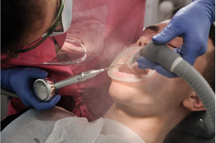Top view of the process of brushing, a Health & Medical Photo by Rohan Photography