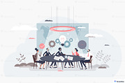 Office Life Vector Illustration Set, a Work Illustration by VectorMine (Thumbnail 14 of 16)