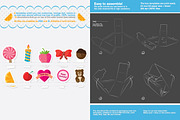 Gift Box Packaging Cake Template, a Templates & Theme by Graphicdome (Thumbnail 3 of 5)