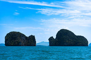 Elephant Island in the sea at Phuket, a Nature Photo by AMMi
