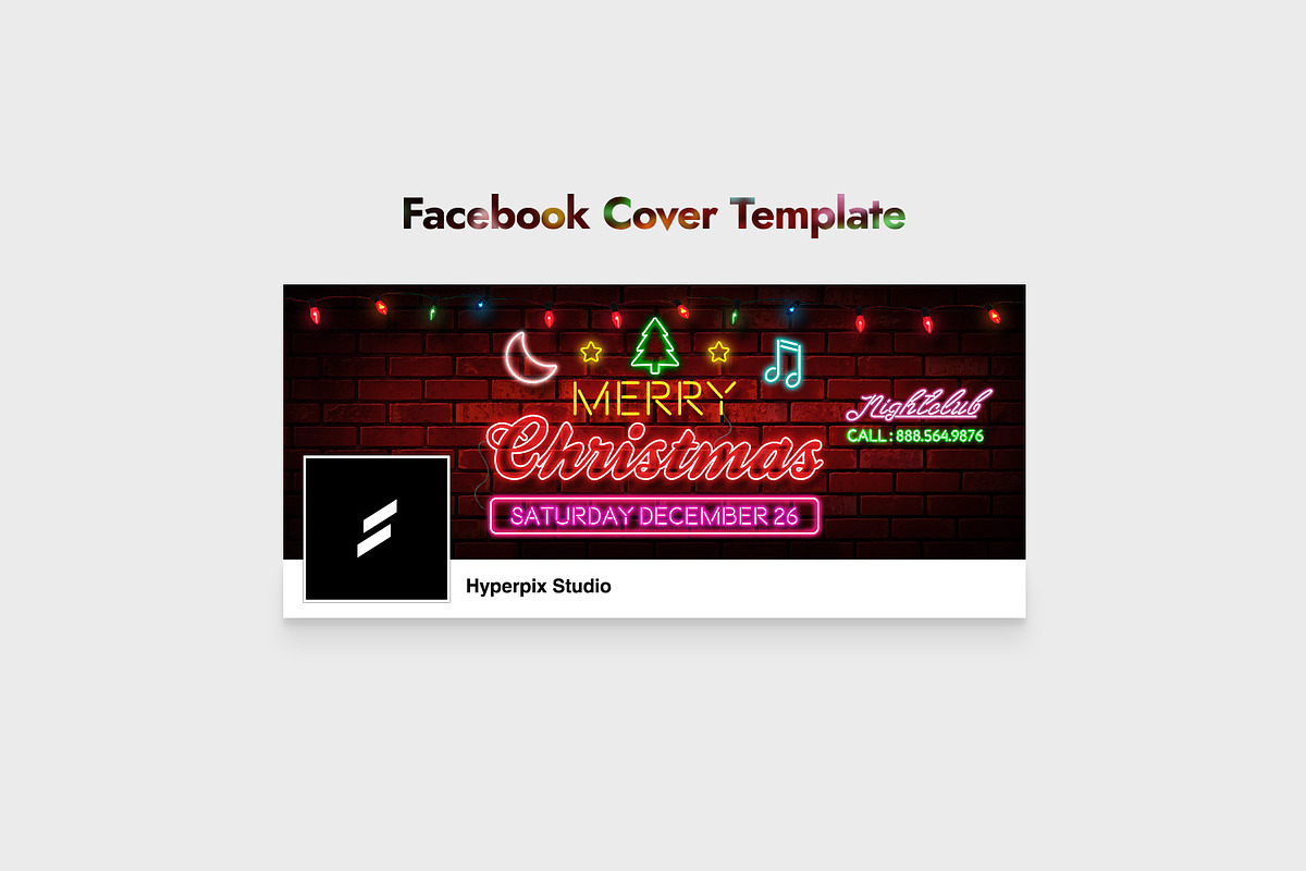 Christmas Flyer Template, a Flyer Template by Hyperpix Productions (Photo 2 of 2)