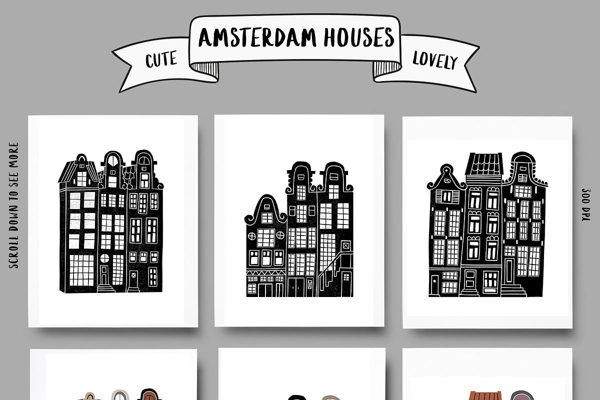 Amsterdam Houses, an Object Graphic by Mii Lab (Photo 4 of 7)
