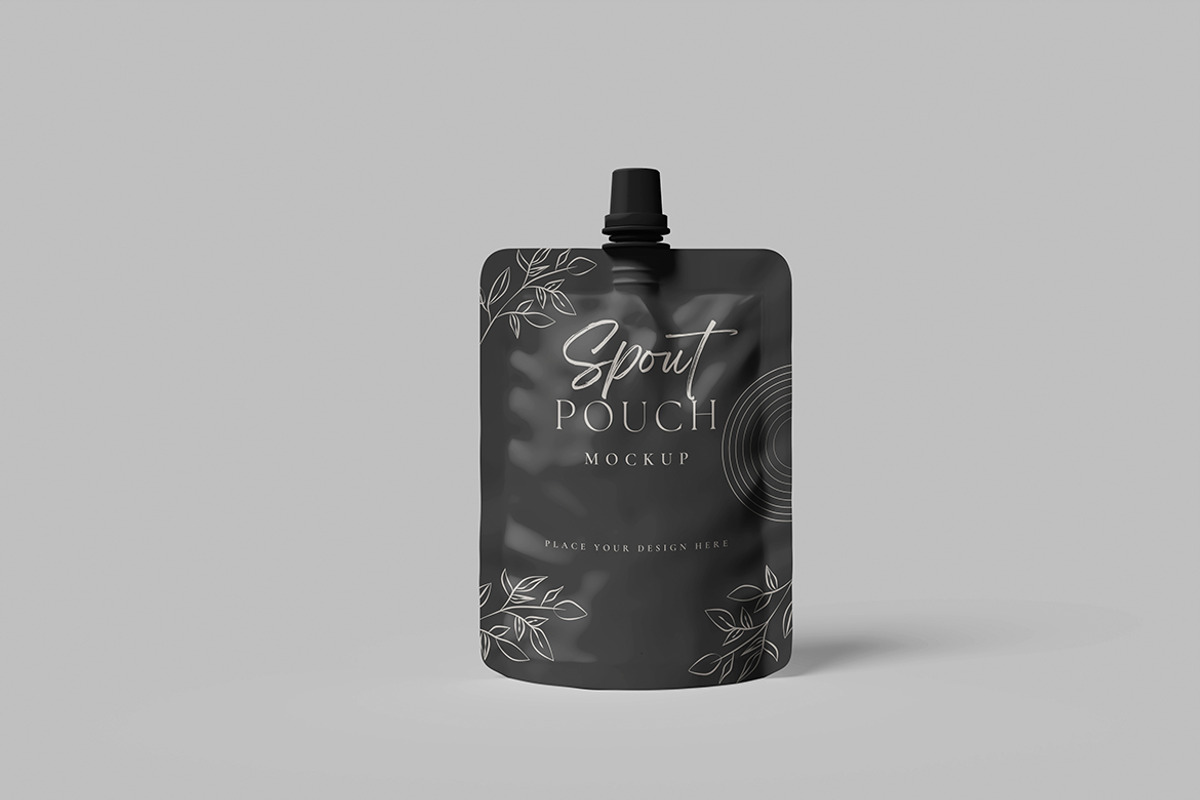 Spout Pouch Mockup, a Packaging Mockup by bimockup