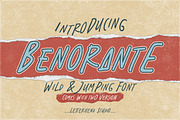 Benorante -  Display Font, a Font by Letterhend Studio (Thumbnail 1 of 9)