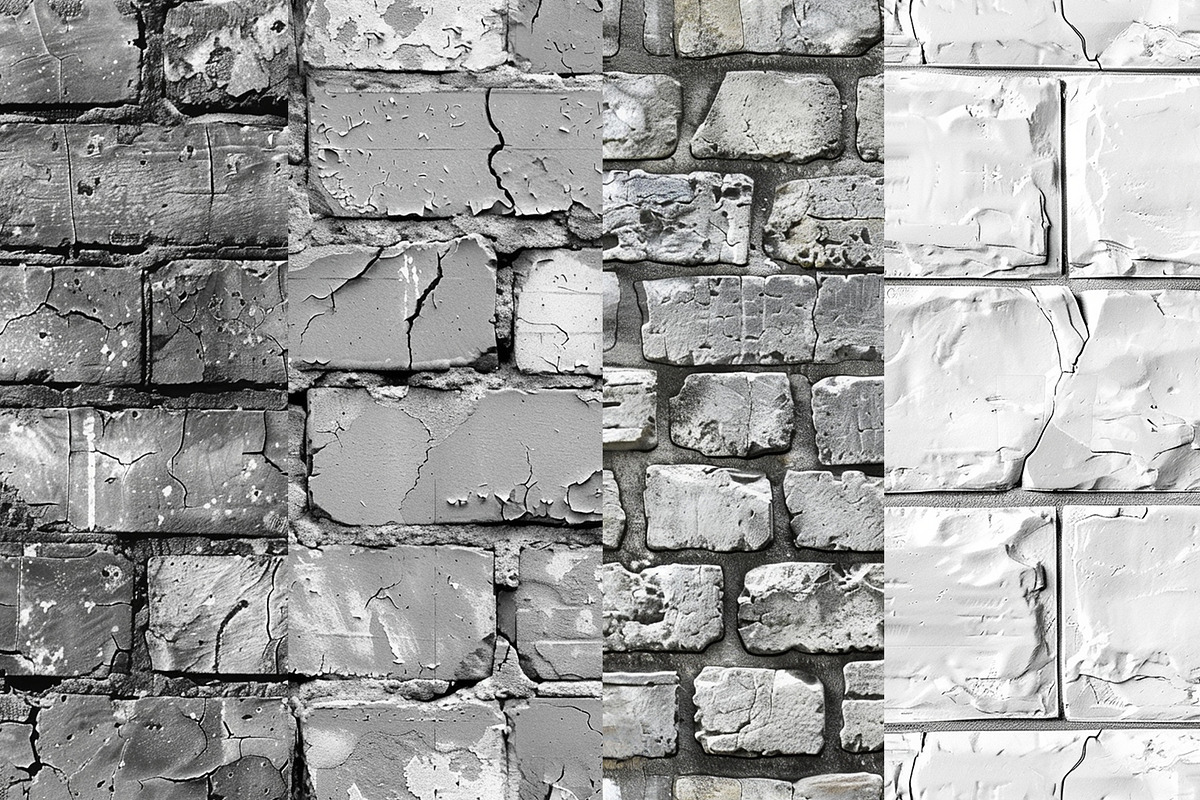 Brick Wall Digital Papers, a Background Graphic by BonaDesigns (Photo 3 of 5)