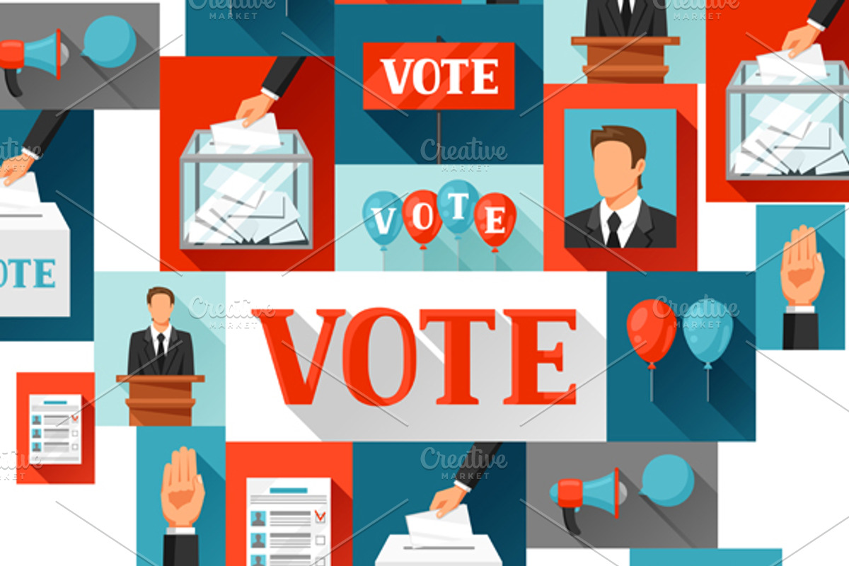 Political elections backgrounds., a Flyer Template by incomible