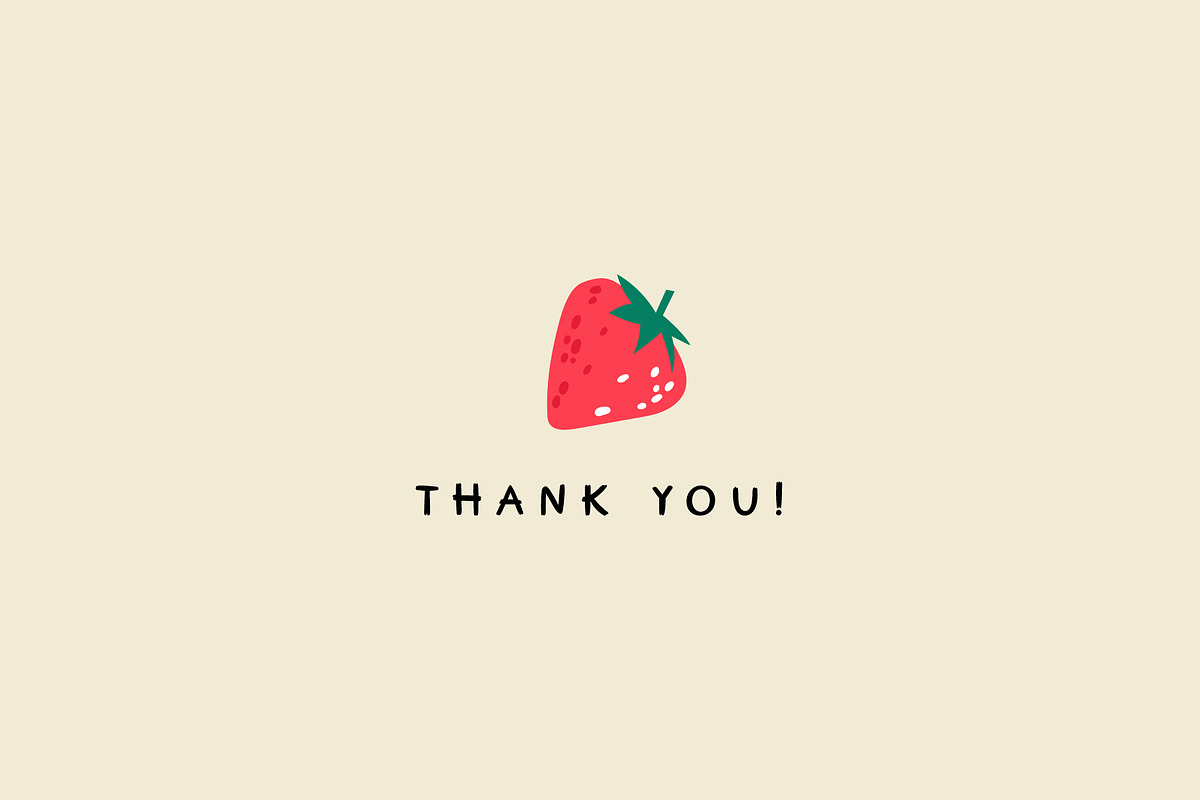 Fruits | Clipart + patterns, a Food Illustration by katieromanoff_art (Photo 15 of 15)