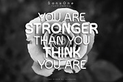 SansOne Font Family, a Sans Serif Font by LTNG STUDIO (Thumbnail 2 of 8)