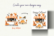 Cute Ghost Cafe, a Seasonal Illustration by Anna Design Studio (Thumbnail 10 of 13)