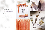 Watercolor Flower, Halloween Clipart, an Illustration by May • SHO (Thumbnail 3 of 17)