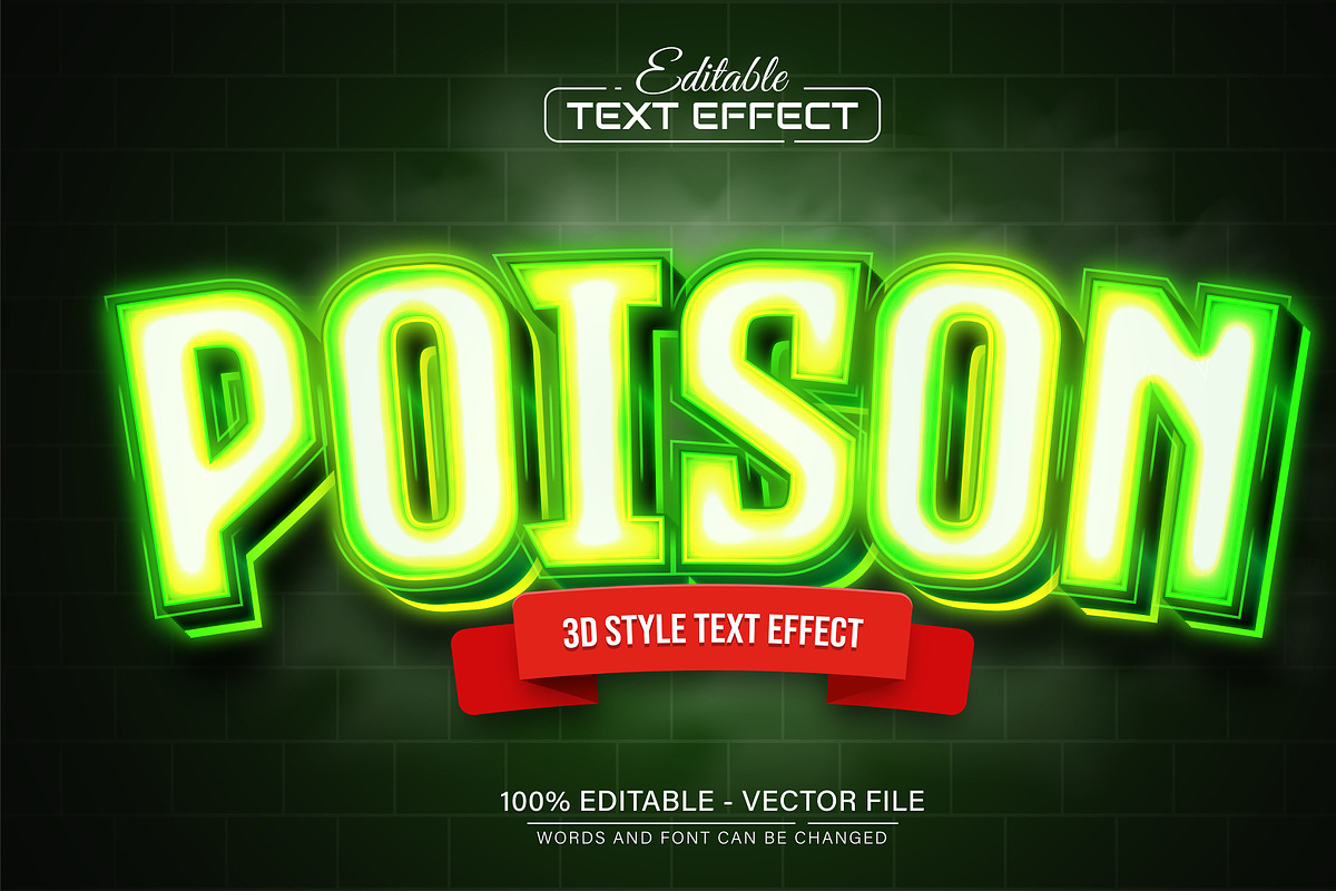 3D Text Effects Collection Vol 36, a Graphic by Aglonemadesign (Photo 8 of 9)