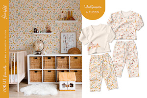 Cute Woodland Repeat Patterns