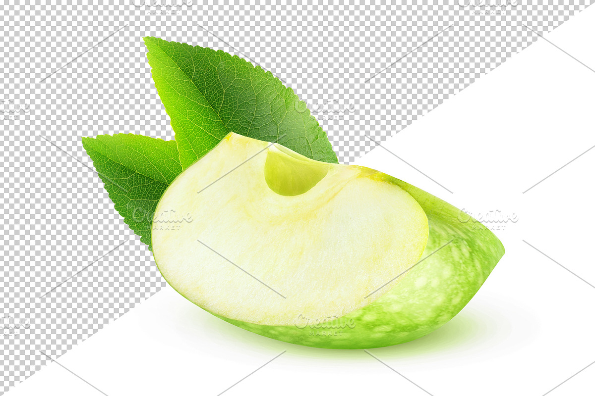 Slices of green apple, an Object Graphic by Fruits+Veggies (Photo 4 of 9)
