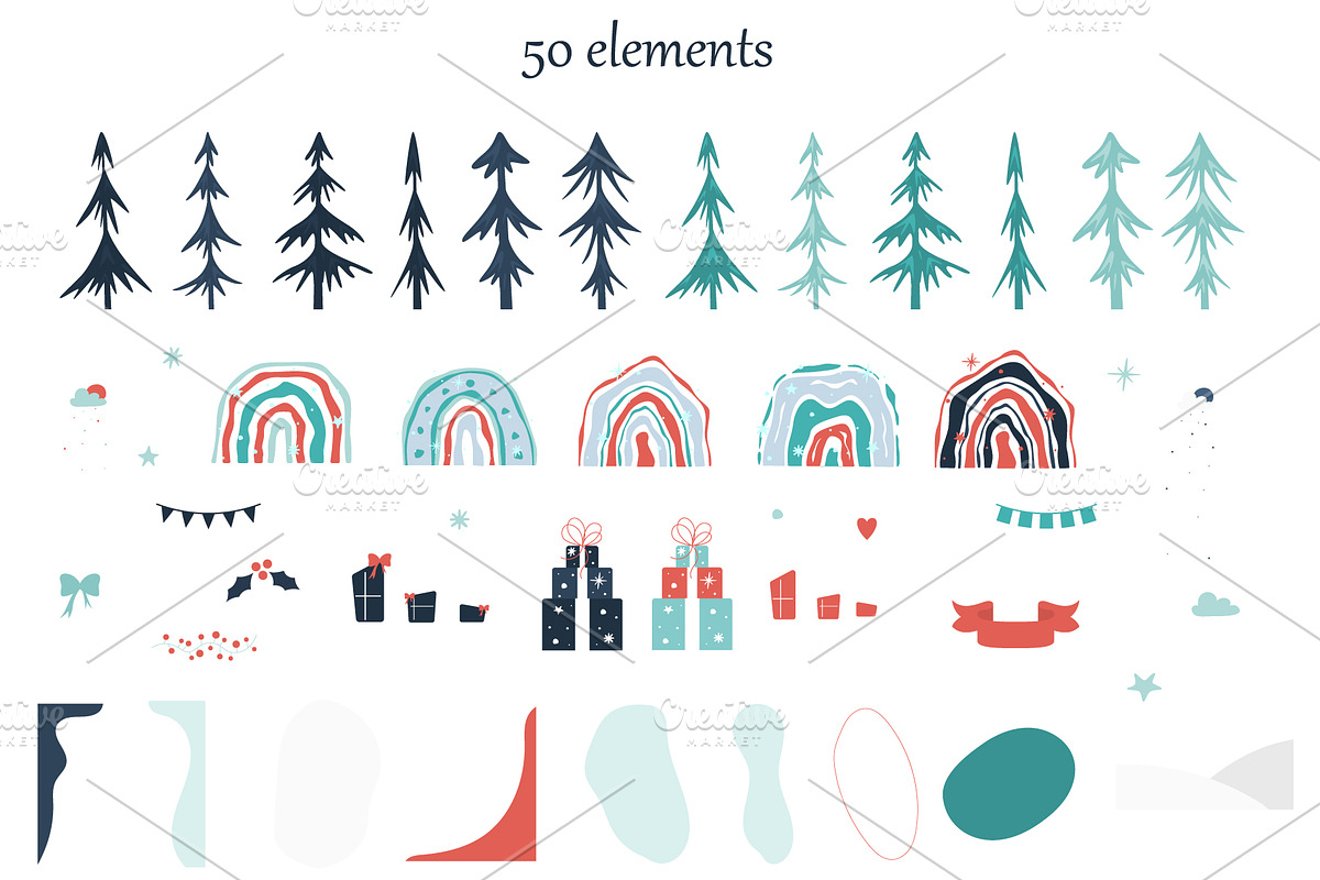 Winter Time Abstract Collection, an Illustration by Svetlana Avv (Photo 7 of 8)