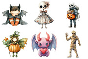 Halloween Character Clipart, an Illustration by Daily.Designs (Thumbnail 5 of 5)