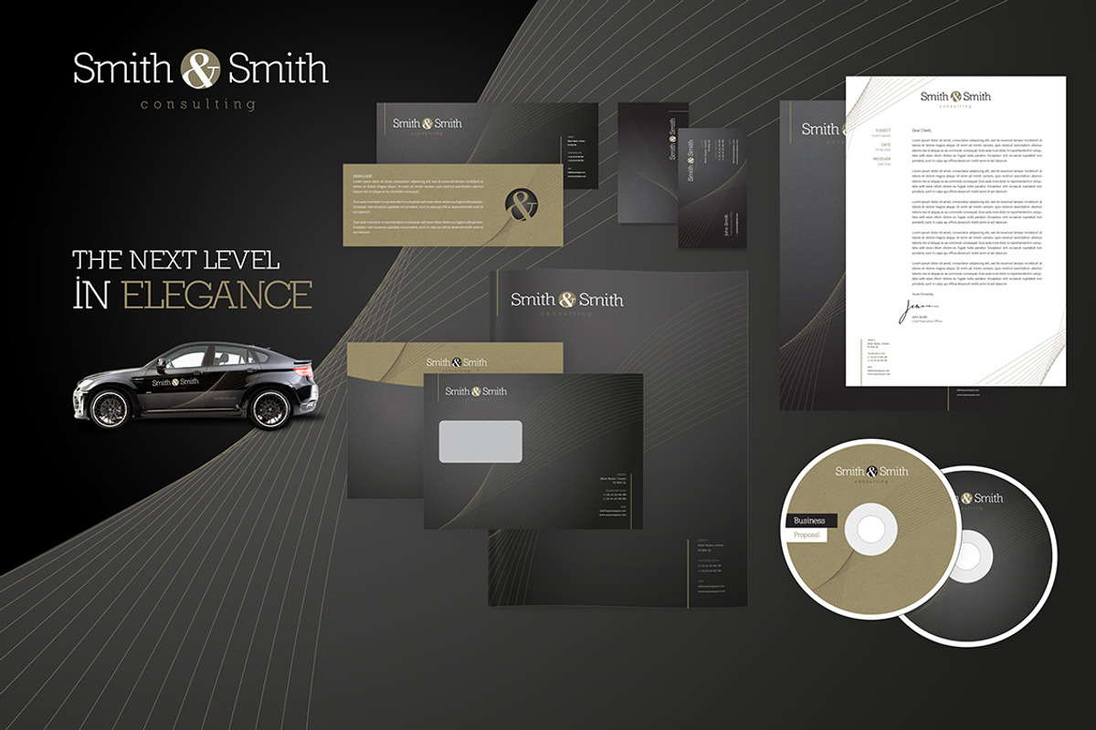 RW Clean Minimal Corporate Identity, a Stationery Template by Reclameworks (Photo 1 of 5)