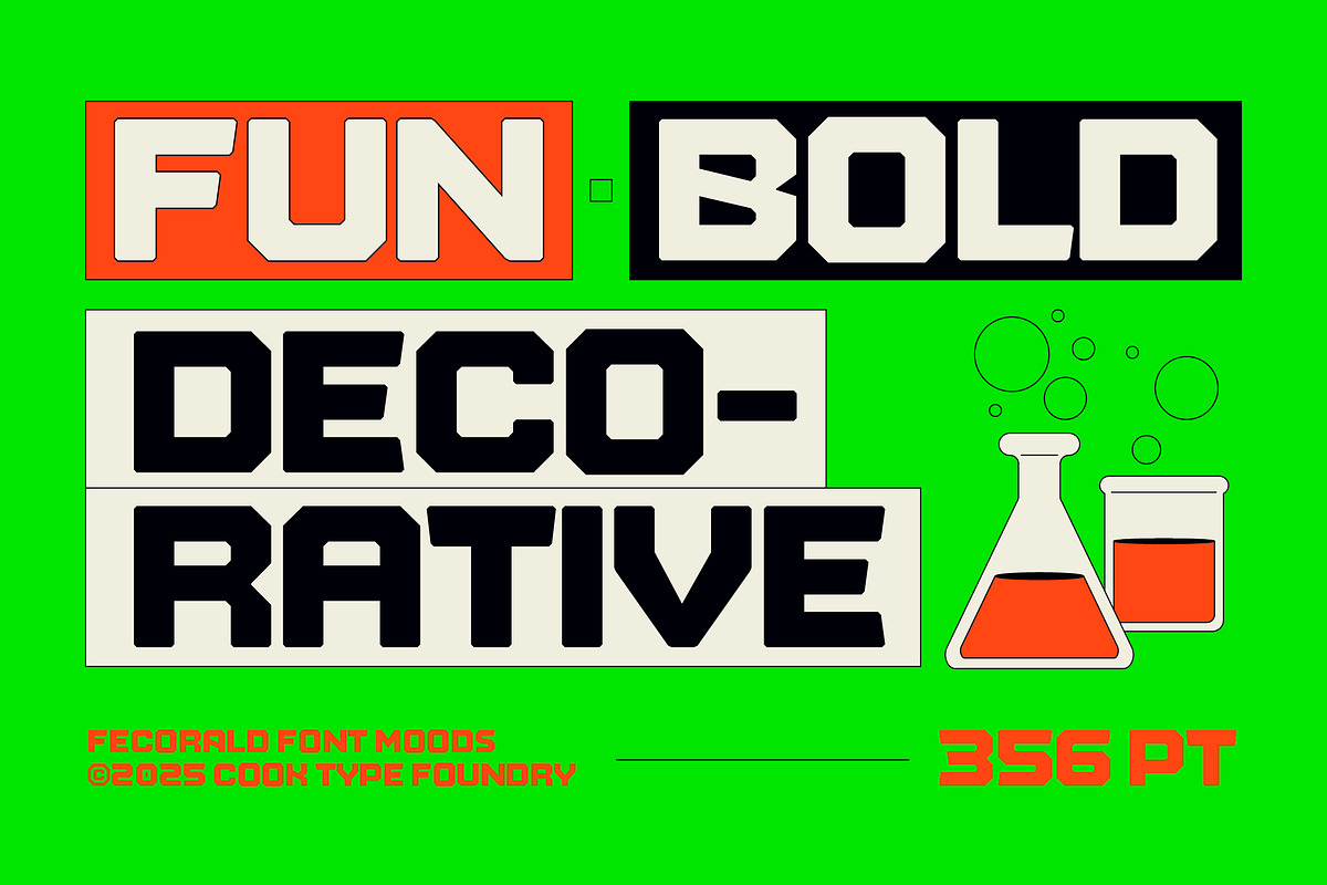 Fecorald, a Sans Serif Font by graphicook (Photo 2 of 10)