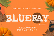 Blueray - Halloween Font, a Script Font by Runsell Studio (Thumbnail 1 of 3)