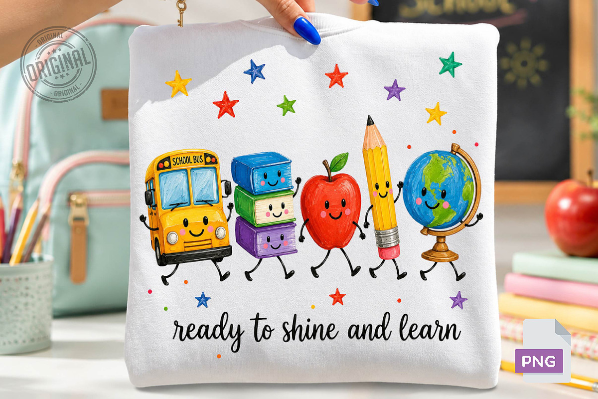 Back to School Png Design Bundle, a Seasonal Illustration by CreationArt (Photo 2 of 11)