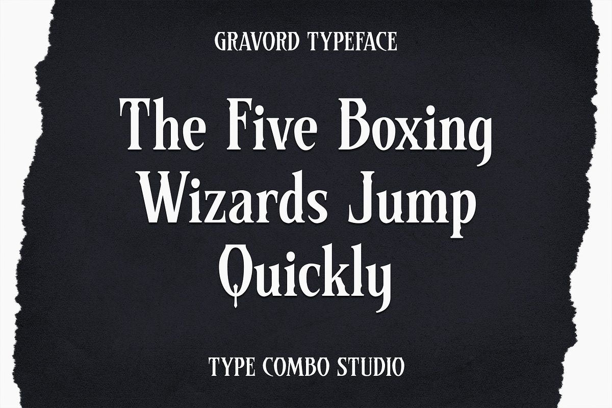 Gravord - Mysterious Serif, a Serif Font by iqbal habibi (Photo 9 of 9)