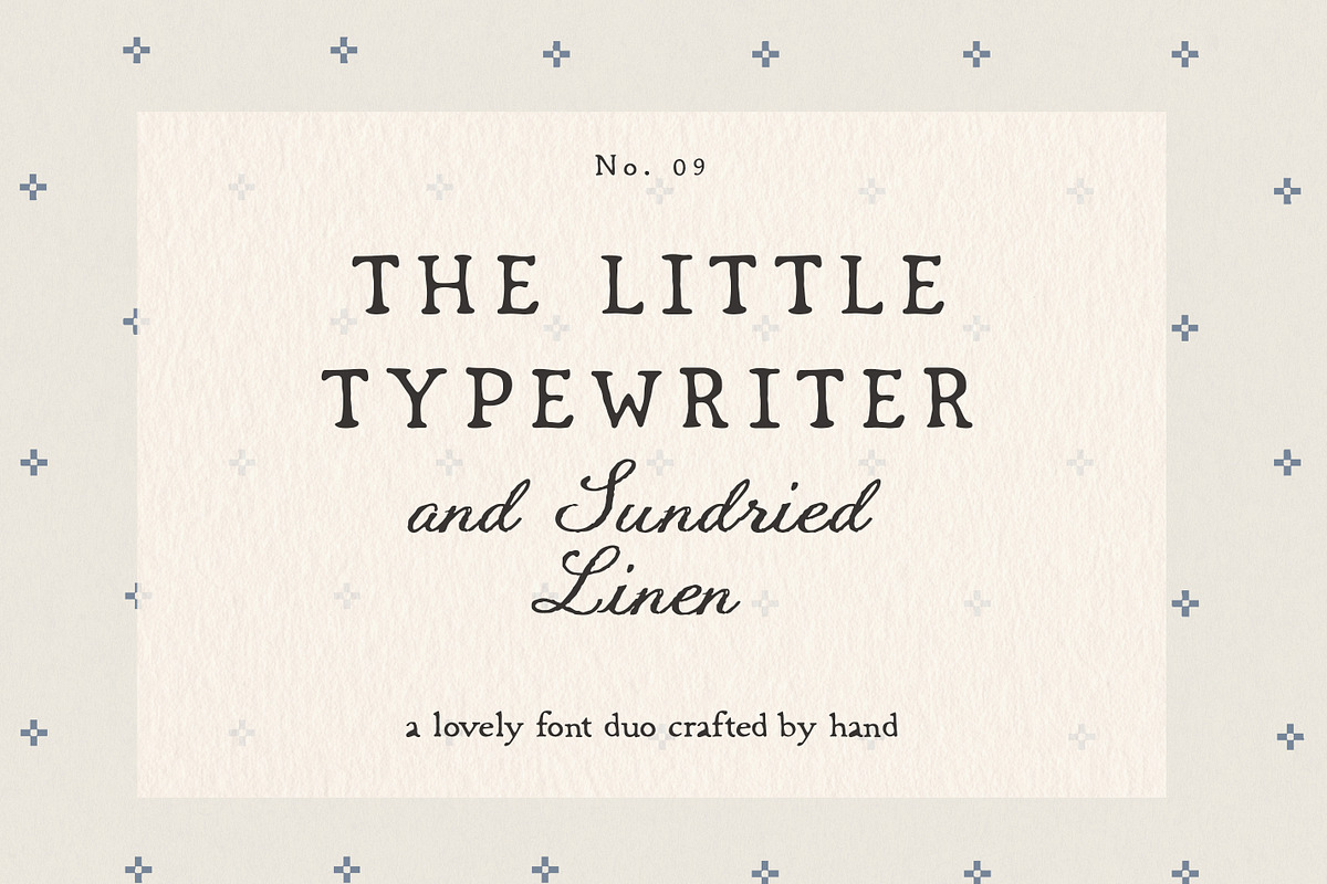 Handmade Typewriter & Rustic Script, a Handwritten Font by Laras Wonderland (Photo 1 of 14)