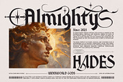 Dreamhour Typeface, a Blackletter Font by alit design (Thumbnail 11 of 20)