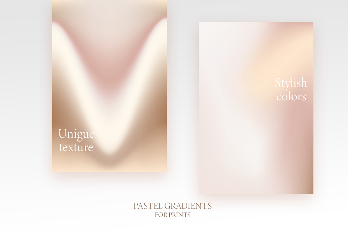 Pastel Gradients Set, a Texture Graphic by Olga Ryzychenko (Photo 6 of 6)