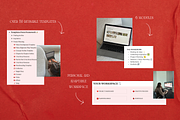 Notion Template for Creatives - Red, a Templates & Theme by flowē (Thumbnail 2 of 5)