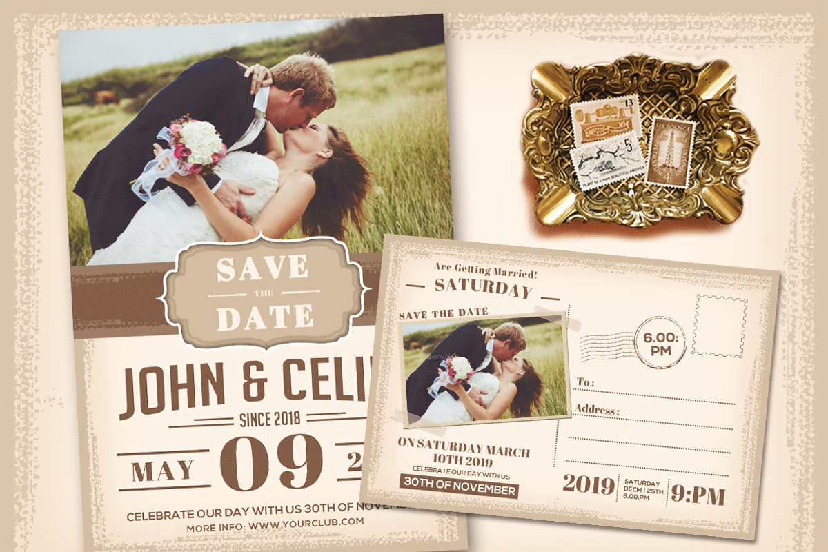 Wedding Invitation, an Invitation Template by AfzaalGraphics (Photo 1 of 4)