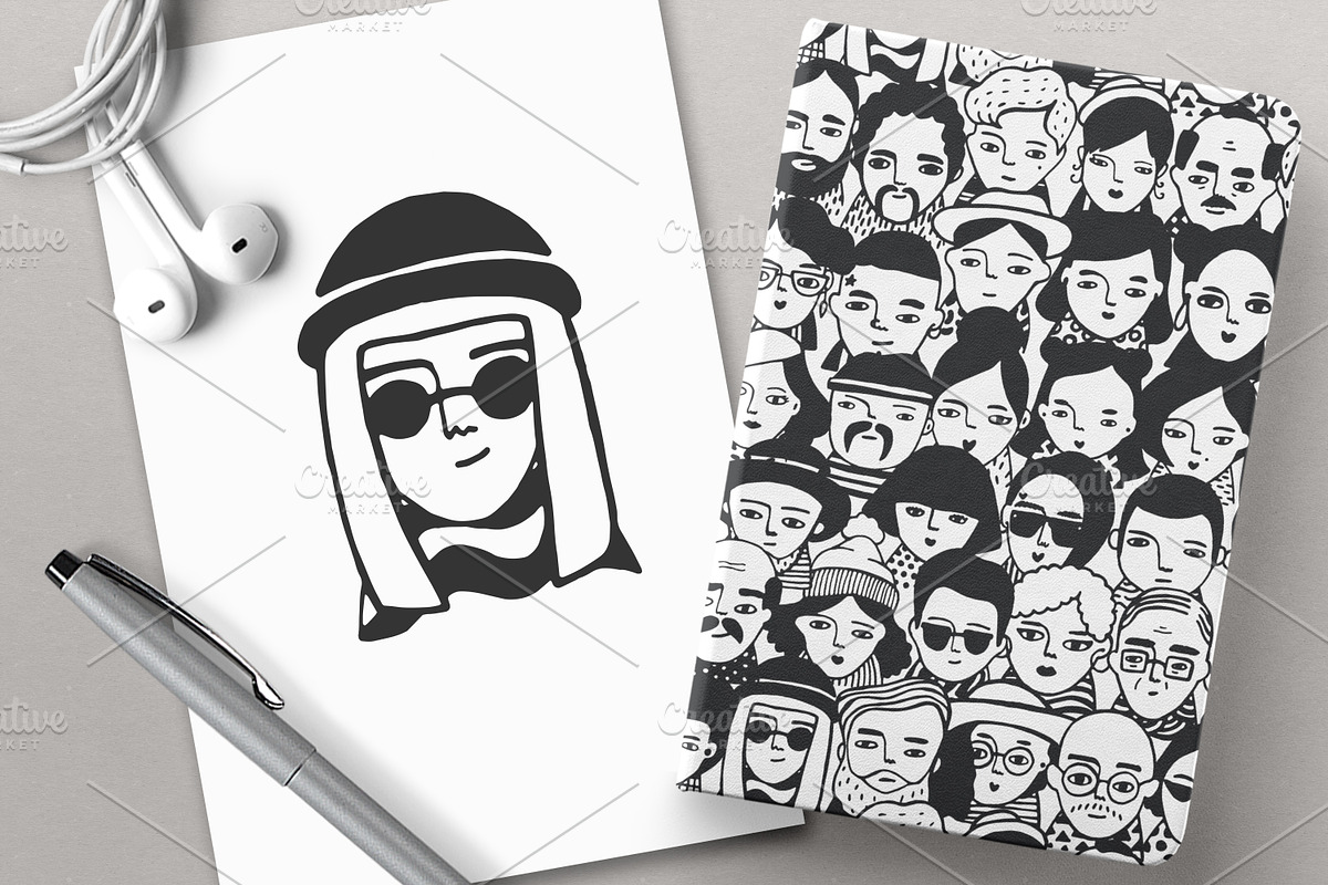 50 People avatars, a Person Illustration by Good Studio (Photo 3 of 3)