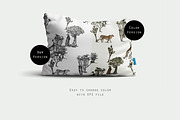 Safari. Seamless Patterns + Panorama, a Pattern Graphic by Irina Dolgikh (Thumbnail 14 of 21)