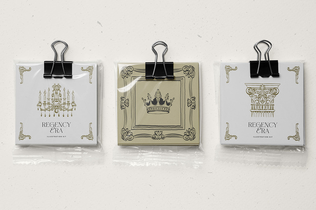 The Regency Era | Illustration Kit, an Object Graphic by KetteCreate (Photo 28 of 30)