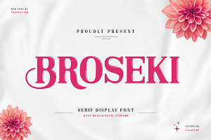 Broseki - Serif Display Font