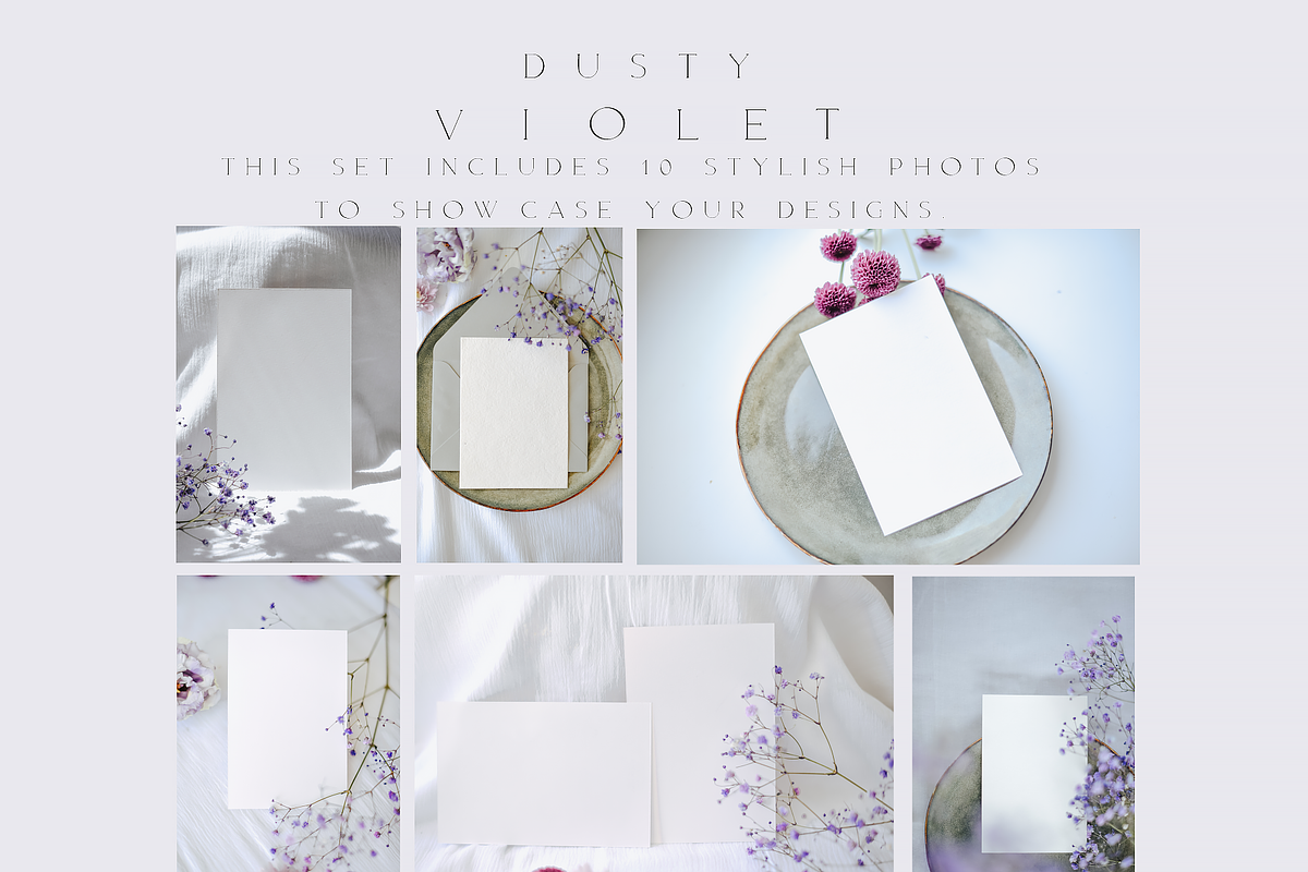 NEW! Dusty Violet collection, a Decorative Illustration by Youksy (Photo 11 of 11)
