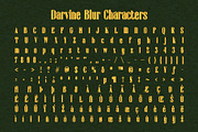 Darvine Blur, a Sans Serif Font by Craft Supply Co. (Thumbnail 8 of 8)