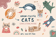 Meow-tastic cats on vacation, an Animal Illustration by PenguinArtStudio (Thumbnail 1 of 11)