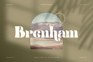 Brenham - Trendy Serif Font