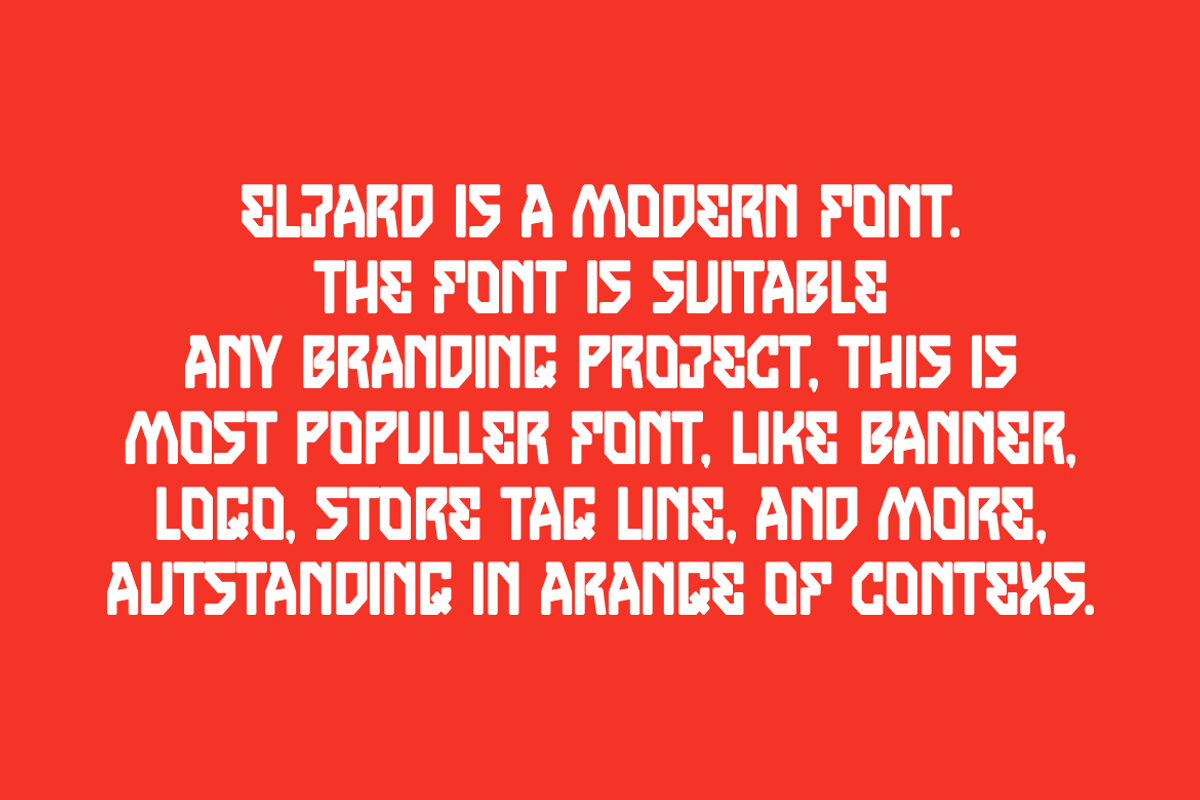 Eljard - Round Font, a Sans Serif Font by QR Design Studio (Photo 6 of 7)