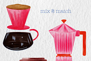 Breakfast WATERCOLOUR clipart pack, a Decorative Illustration by Oleksandra Illustrates (Thumbnail 10 of 27)
