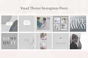 Instagram Bundle - Canva Templates, a Social Media Template by Tegefeldt Design (Thumbnail 6 of 12)