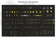 Mystical Cats. Lunar & celestial set, an Object Graphic by Sofico (Thumbnail 15 of 17)