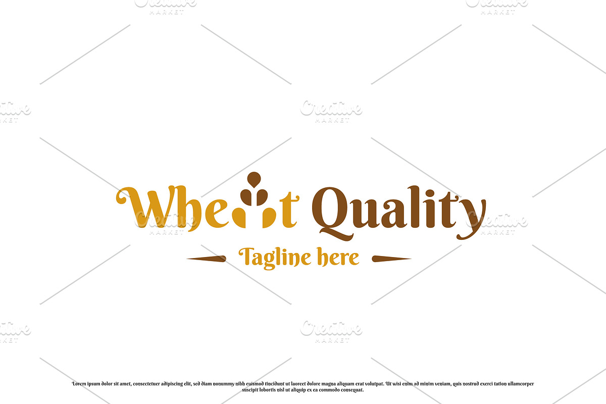Wheat Label Logo Design Icon, a Branding & Logo Template by Morvana Crew