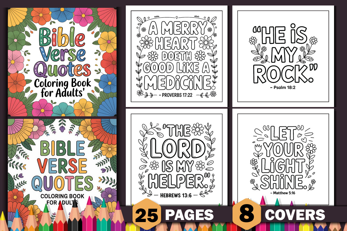 Quotes Coloring Books Bundle, an Object Graphic by protabsorkar11 (Photo 2 of 14)