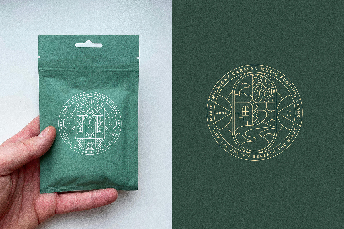 Luxury Bohemian Logo Template Set, a Branding & Logo Template by Studio_Byrsa (Photo 11 of 12)
